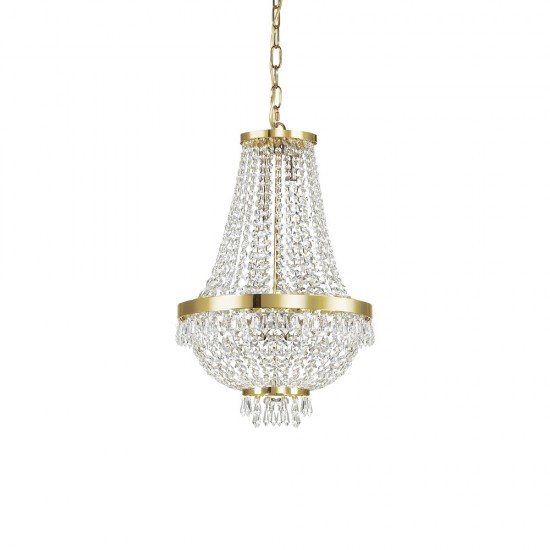 Candelabru Ideal Lux Caesar Sp6 Oro G9, Auriu, 114729, Italia
