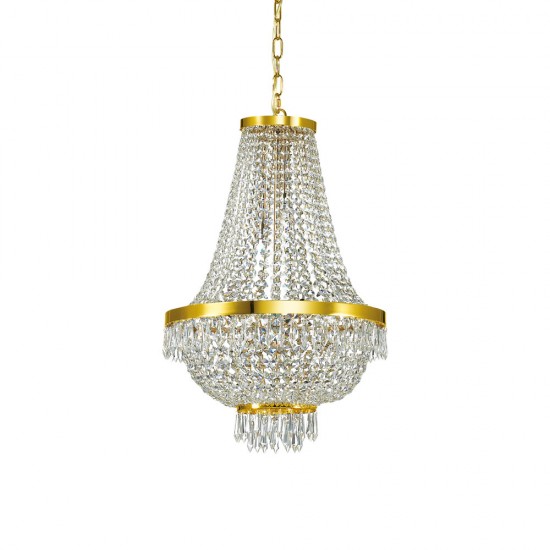 Candelabru Ideal Lux Caesar Sp9 Oro G9, Auriu, 114736, Italia