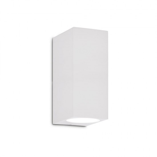 Aplica Exterior Ideal Lux Up Ap2 Bianco G9, Alb, 115320, Italia