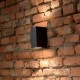 Aplica Exterior Ideal Lux Up Ap2 Nero G9, Negru, 115344, Italia