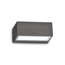 Aplica Exterior Ideal Lux Twin Ap1 Big Antracite G9, Antracit, 115368, Italia
