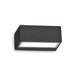 Aplica Exterior Ideal Lux Twin Ap1 Big Nero G9, Negru, 115375, Italia