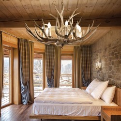 Candelabru Ideal Lux Chalet Sp8 E14, Bej, 115504, Italia