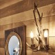 Aplica Ideal Lux Chalet Ap2 E14, Bej, 115511, Italia