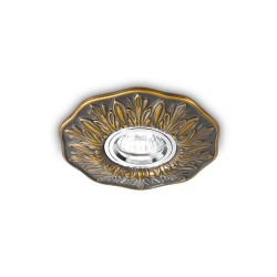 Downlight Standard Ideal Lux Polka Fi1 Brunito Gu10, Auriu, 115580, Italia