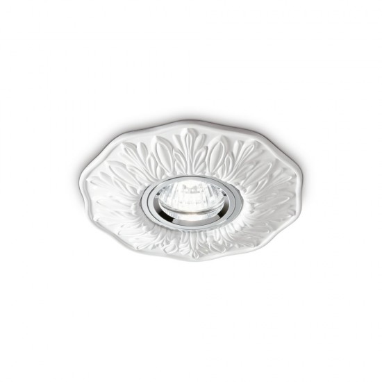 Downlight Standard Ideal Lux Polka Fi1 Bianco Gu10, Alb, 115597, Italia
