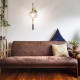 Aplica Ideal Lux Harem Ap1 E27, Auriu, 115962, Italia