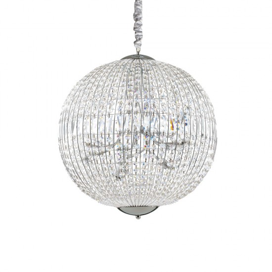 Suspensie Ideal Lux Luxor Sp12 G9, Crom, 116235, Italia