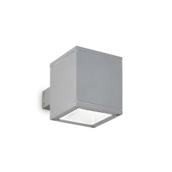 Aplica Exterior Ideal Lux Snif Ap1 Square Grigio G9, Gri, 118666, Italia