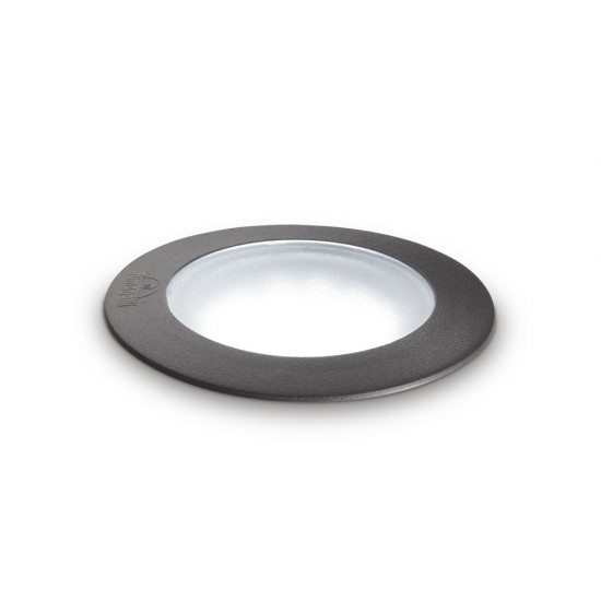 Spot Podea Ideal Lux Ceci Pt1 Round Small Gu10, Negru, 120249, Italia