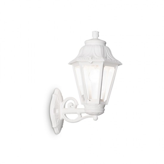 Aplica Exterior Ideal Lux Anna Ap1 Big Bianco E27, Alb, 120423, Italia