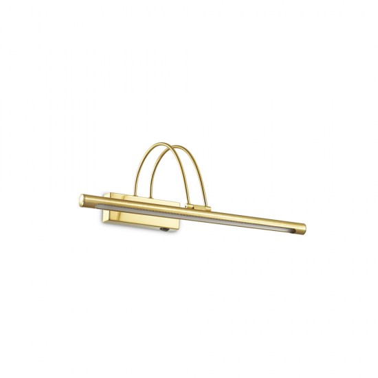 Lampa Backlight Ideal Lux Bow Ap D46 Ottone Satinato Led, Cupru, 121178, Italia