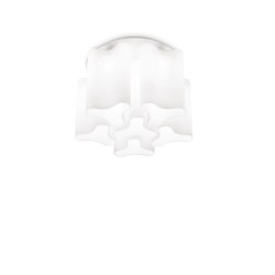 Plafoniera Ideal Lux Compo Pl6 Bianco E27, Alb, 125503, Italia