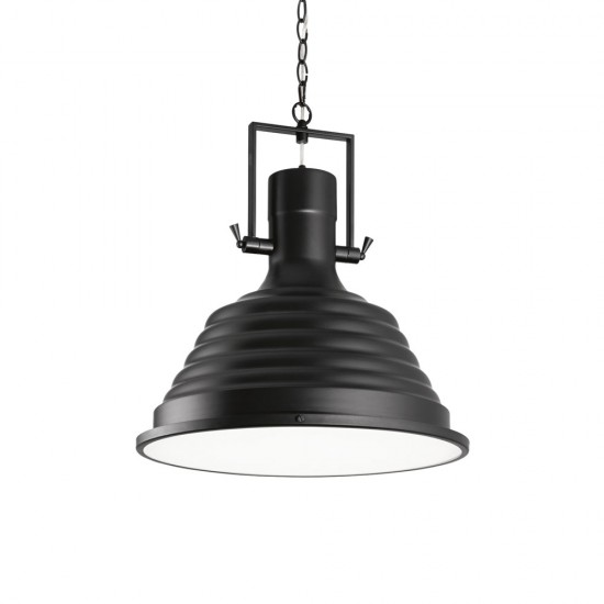 Pendul Ideal Lux Fisherman Sp1 Nero E27, Negru, 125831, Italia