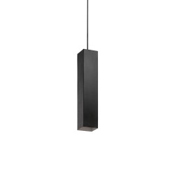 Pendul Tehnic Ideal Lux Sky Sp1 Nero Gu10, Negru, 126913, Italia