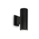 Aplica Exterior Ideal Lux Base Ap2 Nero Gu10, Negru, 129433, Italia