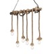 Candelabru Ideal Lux Canapa Sp6 E27, Bej, 134826, Italia