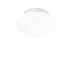 Plafoniera Exterior Ideal Lux Bubble Pl1 E27, Alb, 135250, Italia