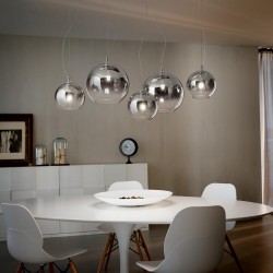 Suspensie Ideal Lux Nemo Plus Sp5  E27, Crom, 138305, Italia