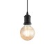 Pendul Ideal Lux Frida Sp1 Nero E27, Negru, 139425, Italia
