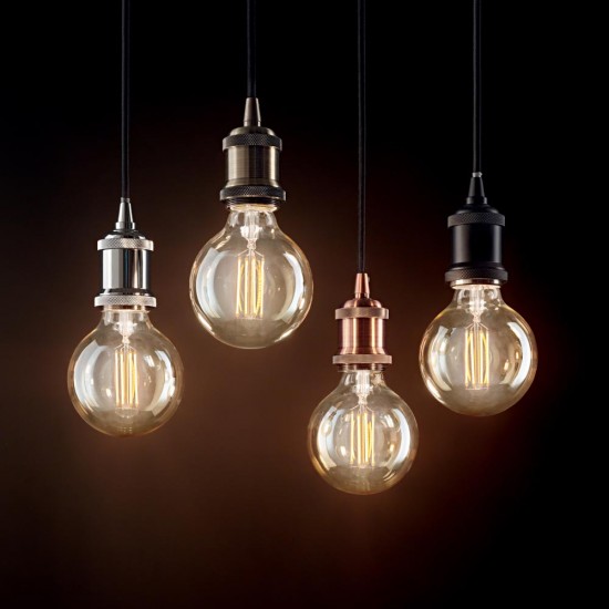 Pendul Ideal Lux Frida Sp1 Cromo E27, Crom, 139432, Italia