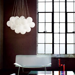 Suspensie Ideal Lux Mapa Plus Sp22 E14, Alb, 140230, Italia