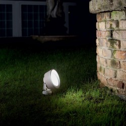 Proiector Exterior Ideal Lux Tommy Pt Bianco 4000K Gx53, Alb, 145310, Italia