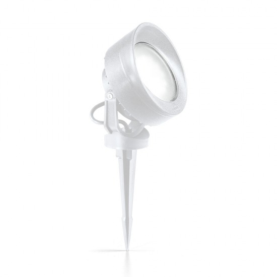 Proiector Exterior Ideal Lux Tommy Pt Bianco 4000K Gx53, Alb, 145310, Italia