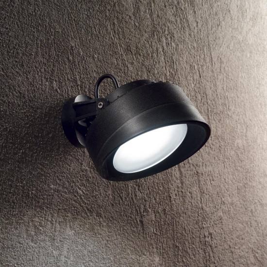 Aplica Exterior Ideal Lux Tommy Ap Nero 4000K Gx53, Negru, 145341, Italia