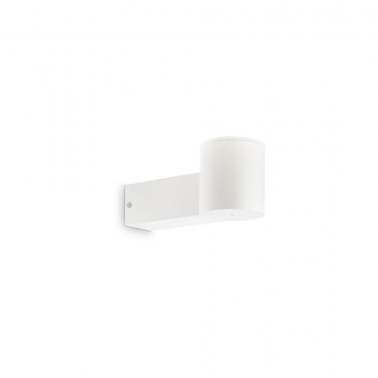 Aplica Exterior Ideal Lux Clio Map1 Bianco E27, Alb, 146775, Italia