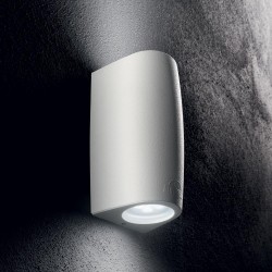 Aplica Exterior Ideal Lux Keope Ap2 Bianco Gu10, Alb, 147772, Italia