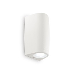 Aplica Exterior Ideal Lux Keope Ap2 Bianco Gu10, Alb, 147772, Italia