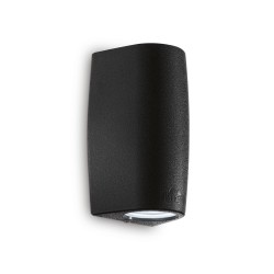 Aplica Exterior Ideal Lux Keope Ap2 Nero Gu10, Negru, 147819, Italia