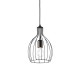 Pendul Ideal Lux Ampolla-2 Sp1 Nero E27, Negru, 148151, Italia