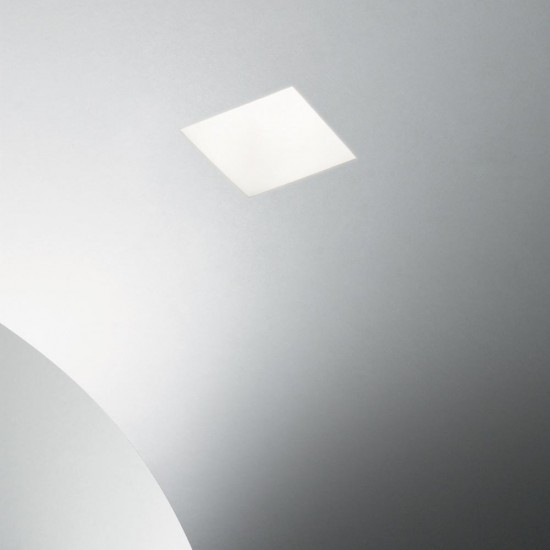 Downlight Standard Ideal Lux Samba Square D60 Gu10, Alb, 150291, Italia