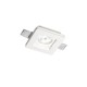 Downlight Standard Ideal Lux Samba Square D60 Gu10, Alb, 150291, Italia