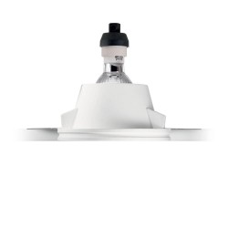 Downlight Standard Ideal Lux Samba Round D60 Gu10, Alb, 150307, Italia