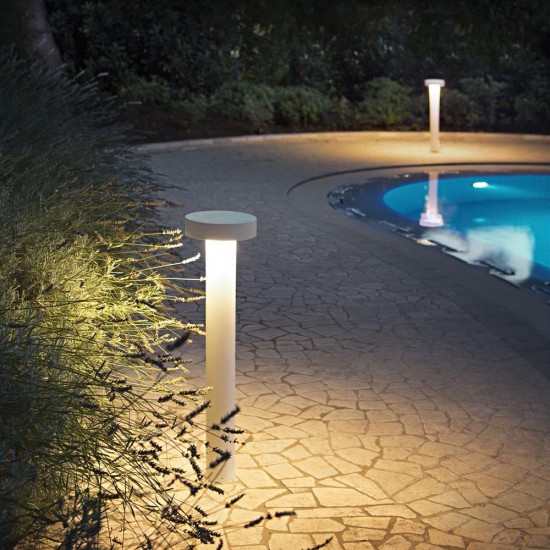 Stalp Ideal Lux Tesla Pt4 Small Bianco G9, Alb, 153209, Italia