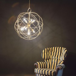 Suspensie Ideal Lux Konse Sp6 E27, Bronz, 156026, Italia