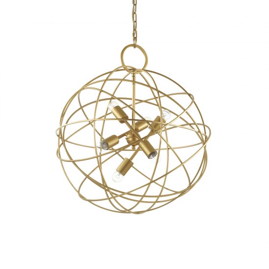 Suspensie Ideal Lux Konse Sp6 E27, Bronz, 156026, Italia