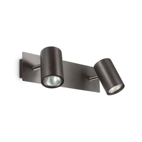 Aplica Tehnica Ideal Lux Spot Ap2 Nero Gu10, Negru, 156743, Italia