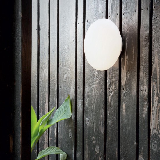Aplica Exterior Ideal Lux Bubble Ap2 G9, Alb, 158907, Italia