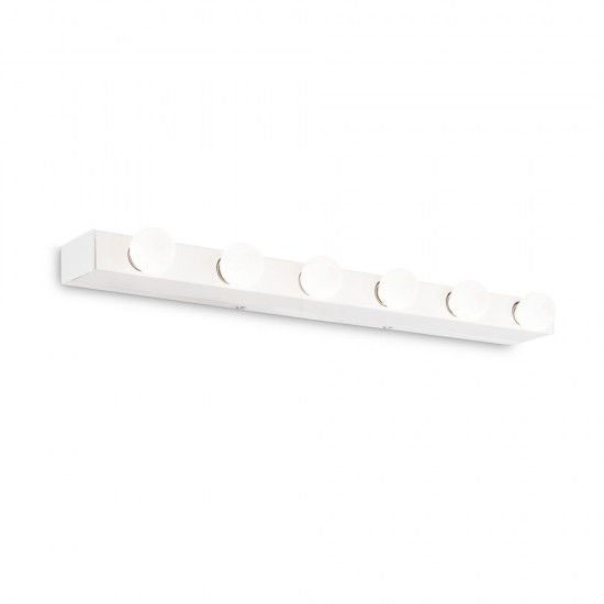 Aplica Ideal Lux Prive' Ap6 Bianco E14, Alb, 159423, Italia