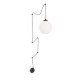 Pendul Ideal Lux Boa Sp1 Nero E27, Negru, 160856, Italia
