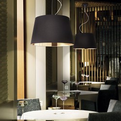 Suspensie Ideal Lux Nordik Sp4 E27, Negru, 161648, Italia