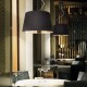 Suspensie Ideal Lux Nordik Sp6 E27, Negru, 161662, Italia