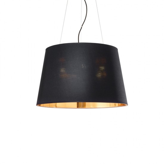 Suspensie Ideal Lux Nordik Sp6 E27, Negru, 161662, Italia