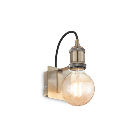 Aplica Ideal Lux Frida Ap1 Brunito E27, Auriu, 163321, Italia
