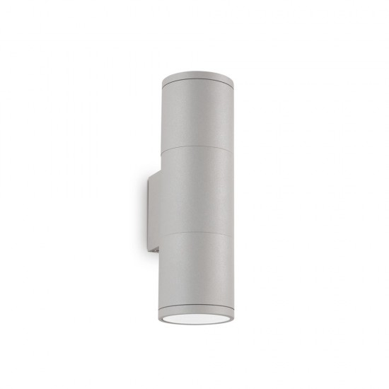 Aplica Exterior Ideal Lux Gun Ap2 Small Grigio Gu10, Gri, 163628, Italia