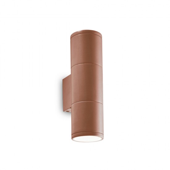Aplica Exterior Ideal Lux Gun Ap2 Small Coffee Gu10, Maro, 163635, Italia